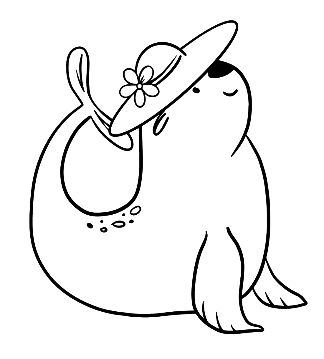 ζωγραφική Όμορφο Ωταριίνες με καπέλο λουλουδιών ζωγραφική Όμορφο Ωταριίνες με καπέλο λουλουδιών