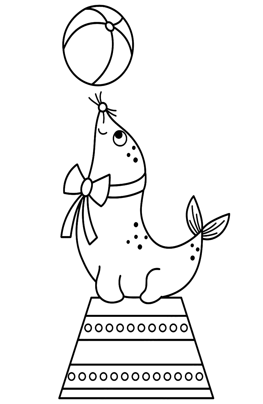 ζωγραφική Ωταριίνες σε στάση με μια μπάλα ζωγραφική Ωταριίνες σε στάση με μια μπάλα