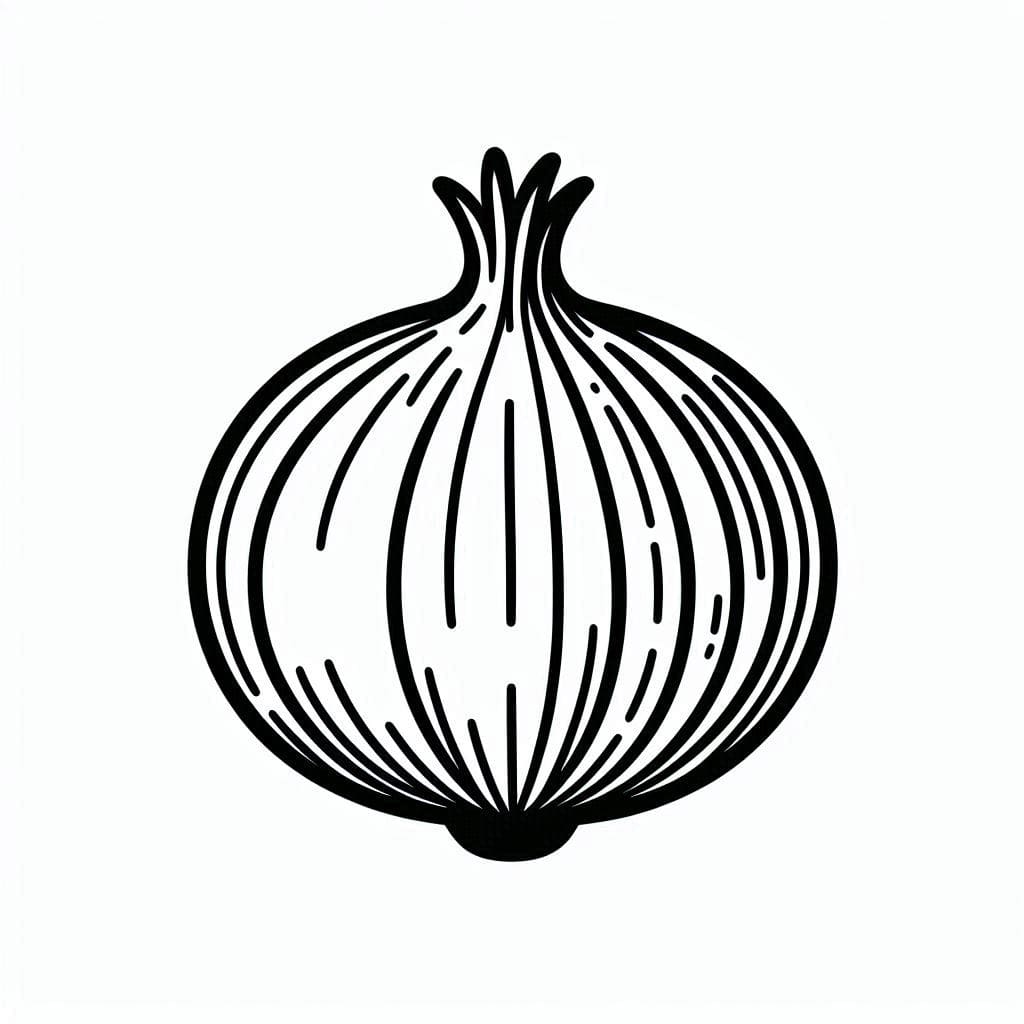 ζωγραφική Πράσινο κρεμμύδι