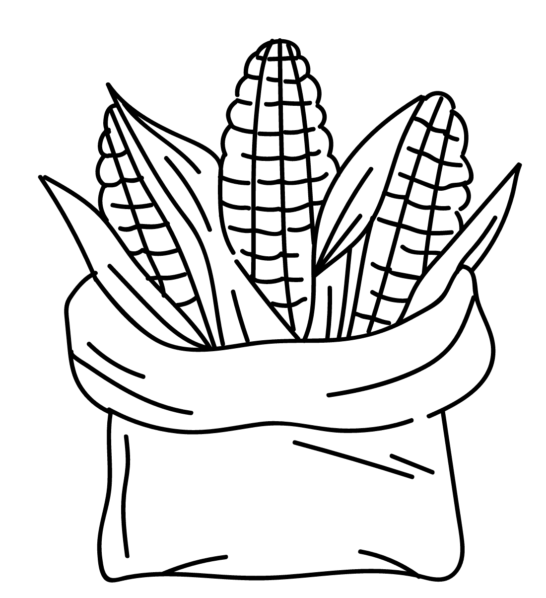 ζωγραφική Σάκος καλαμποκιού