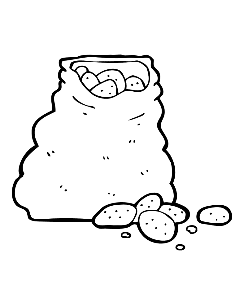 ζωγραφική Σάκος πατάτας