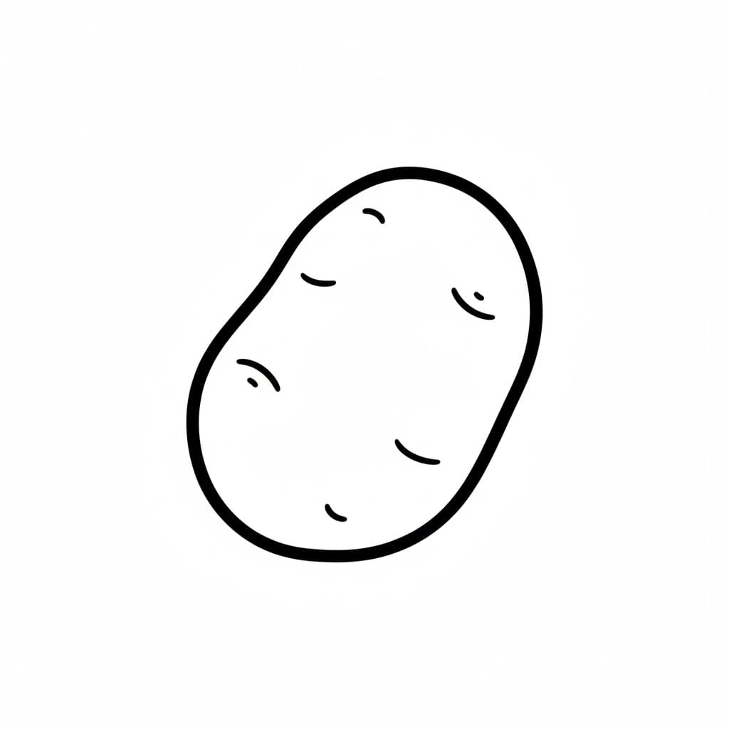 ζωγραφική Βασικές Πατάτες