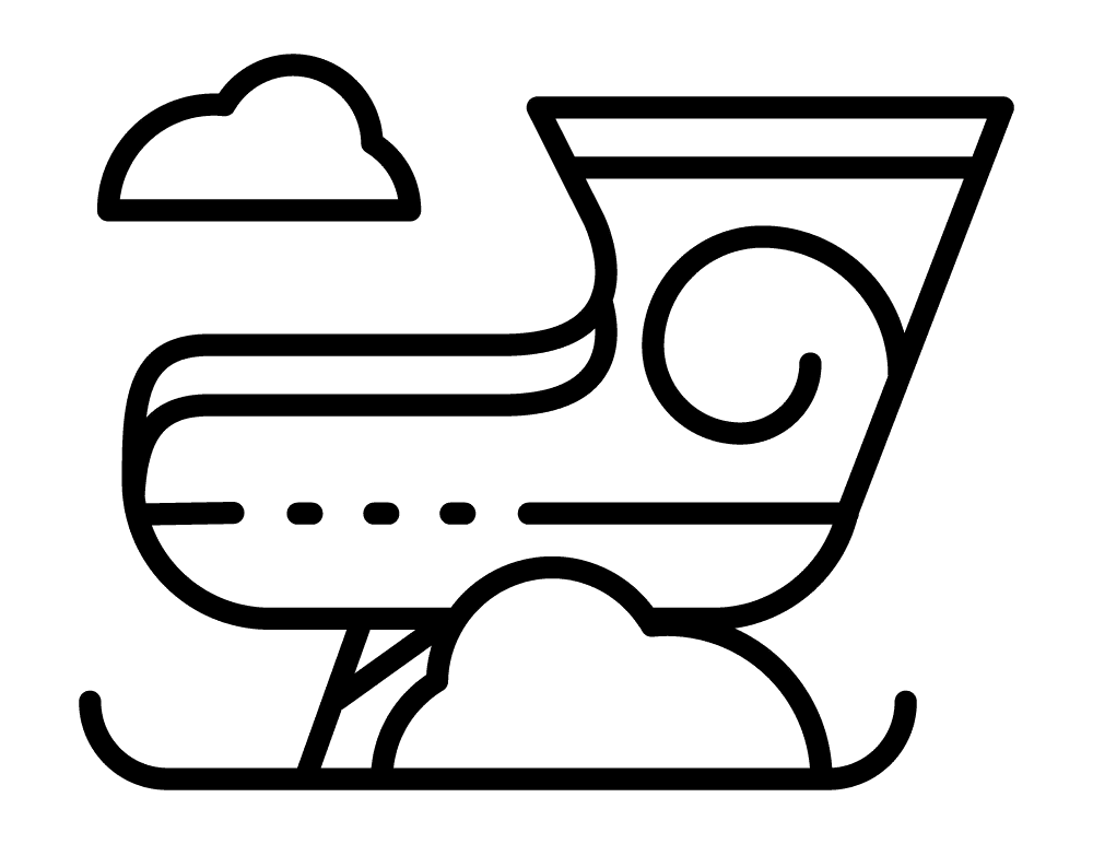 ζωγραφική Απλό έλκηθρο