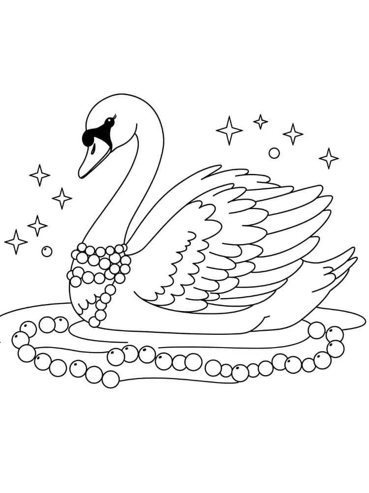 ζωγραφική Απλός Κύκνος