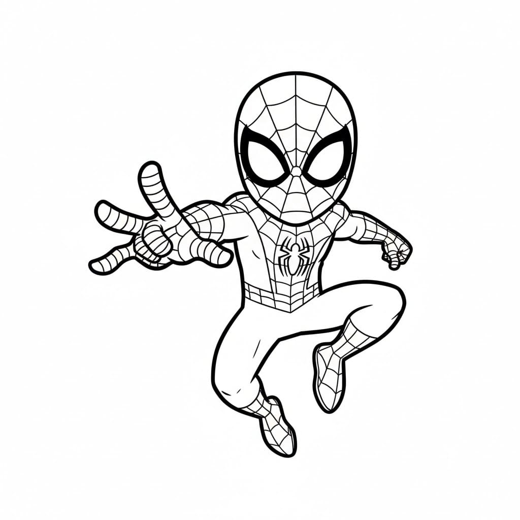 ζωγραφική Απλός Spidey