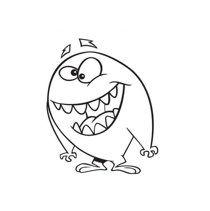 ζωγραφική Αστεία τέρατα