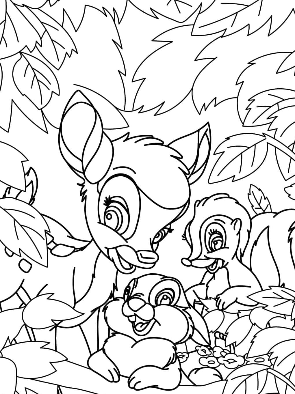 ζωγραφική Χαρακτήρες κινουμένων σχεδίων Μπάμπι