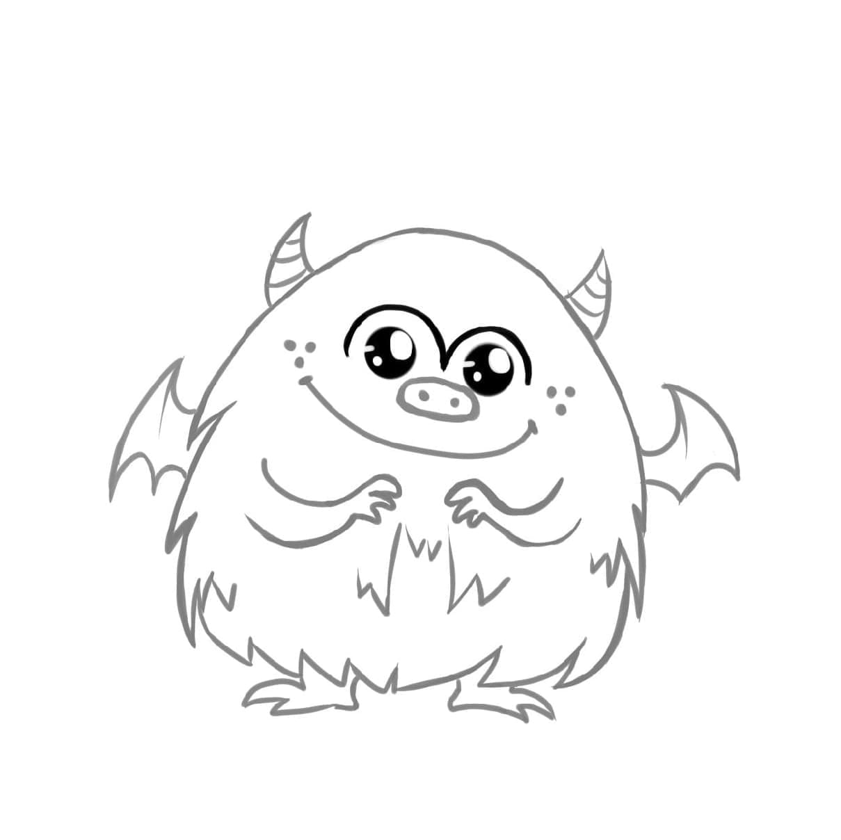 ζωγραφική Χαριτωμένα τέρατα JPG