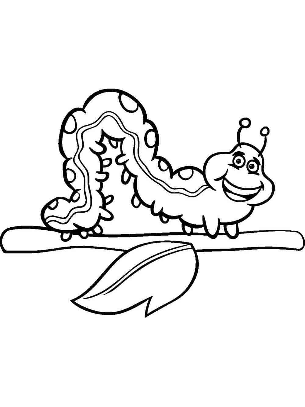 ζωγραφική Διασκεδαστική κάμπια