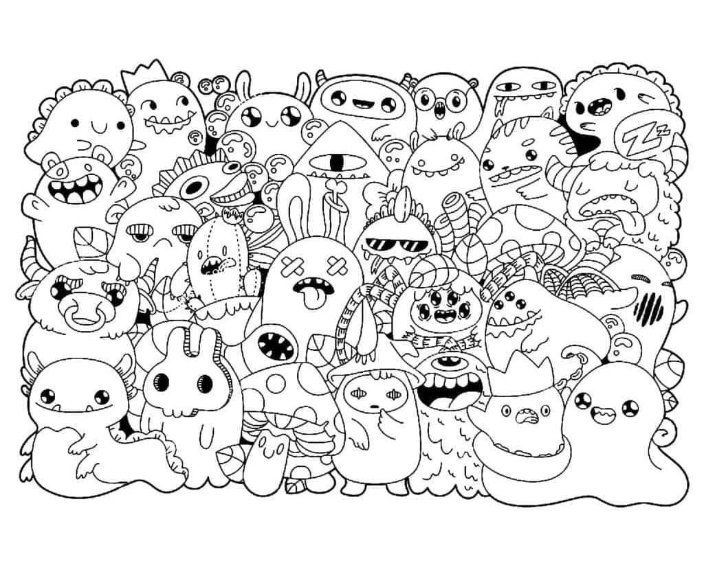 ζωγραφική Δωρεάν εικόνα τέρατα