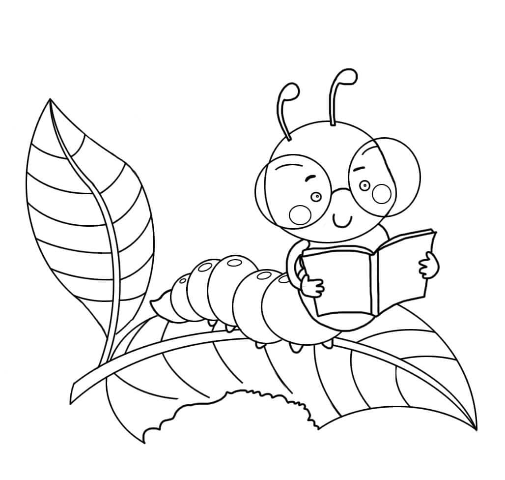 ζωγραφική Δωρεάν εκτύπωση κάμπιας