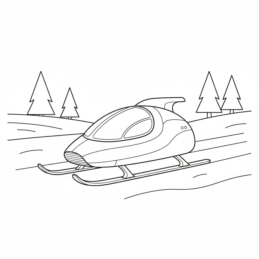 ζωγραφική Δωρεάν έλκηθρο για παιδιά