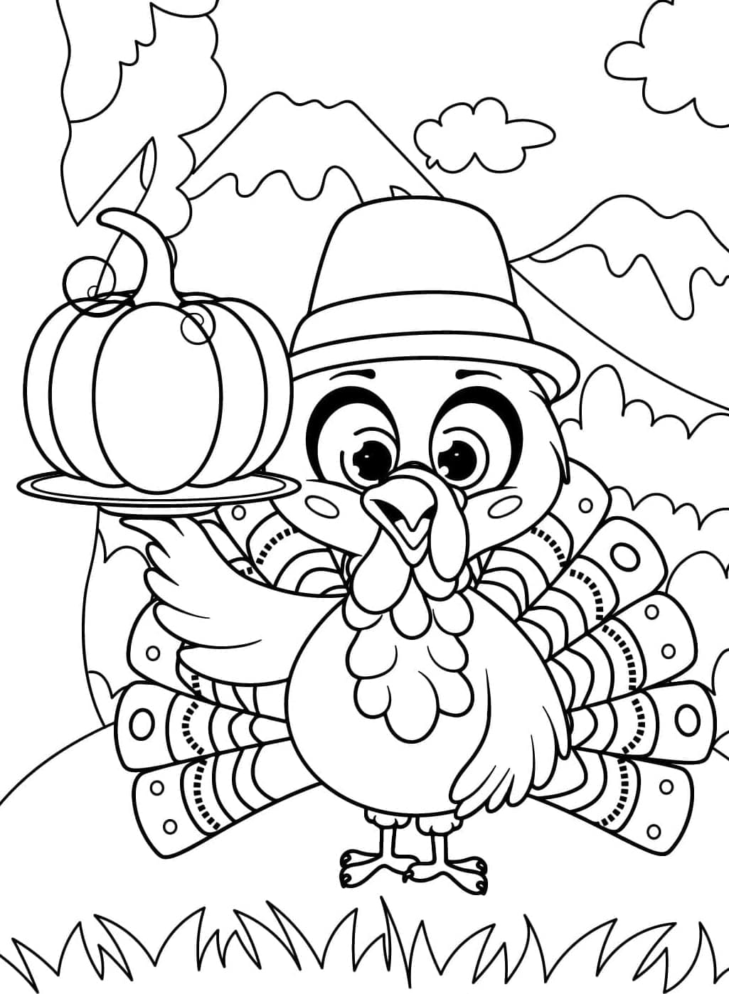 ζωγραφική Δωρεάν γαλοπούλα