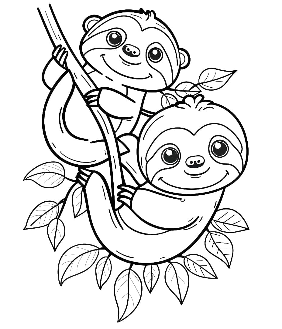 ζωγραφική Δύο Φυλλοφάγα