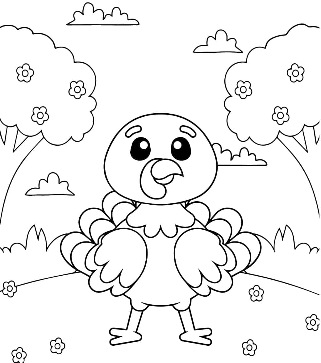 ζωγραφική Εύκολη γαλοπούλα