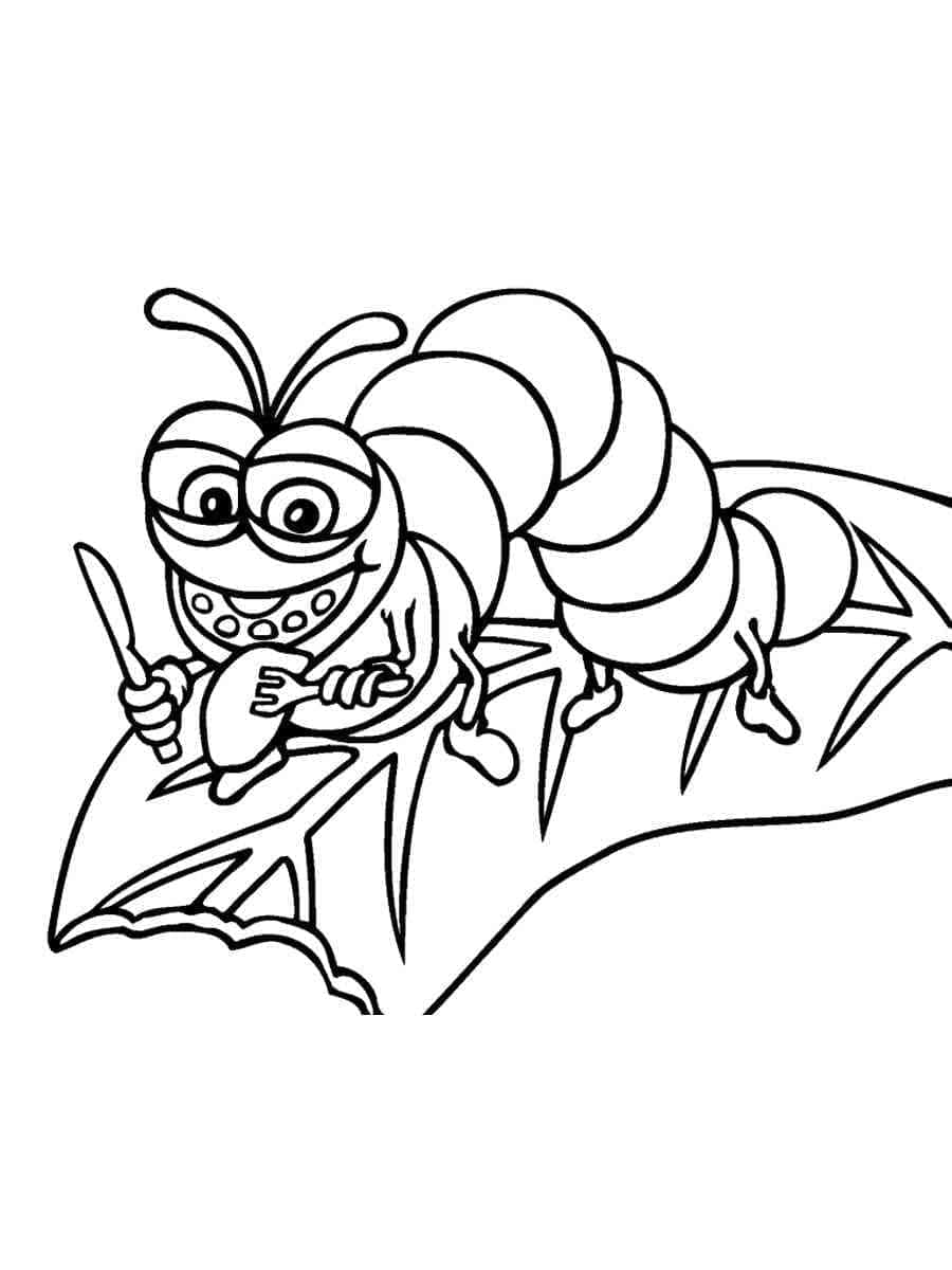 ζωγραφική Εικόνα κάμπιας