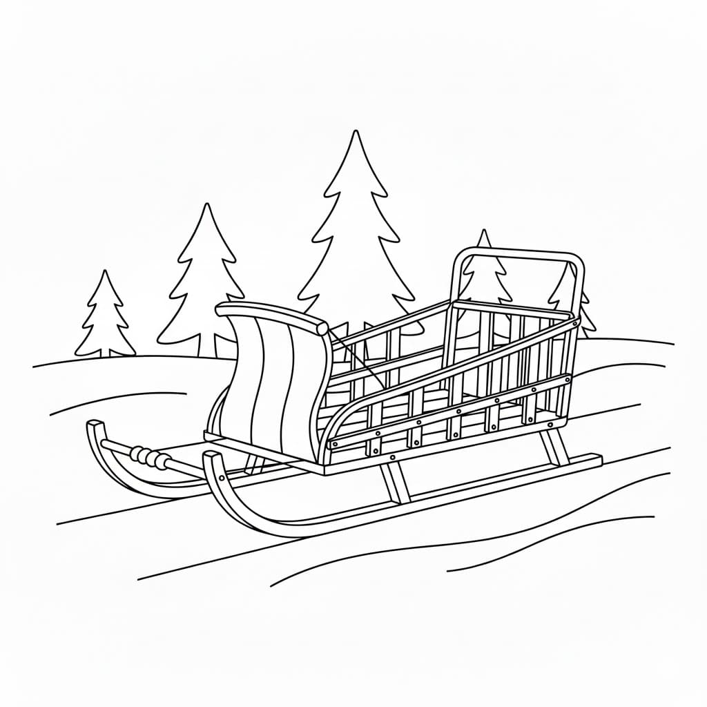 ζωγραφική Εκτύπωση με έλκηθρο για παιδιά