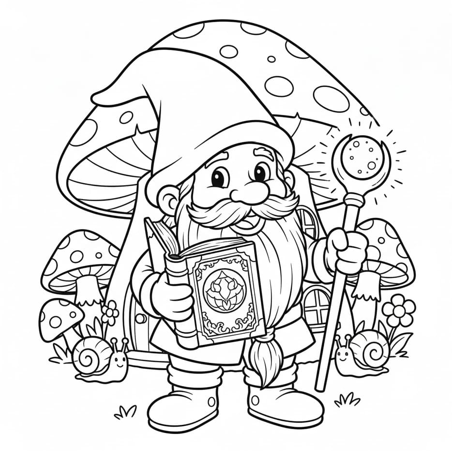 ζωγραφική Εκτυπώσιμος νάνος