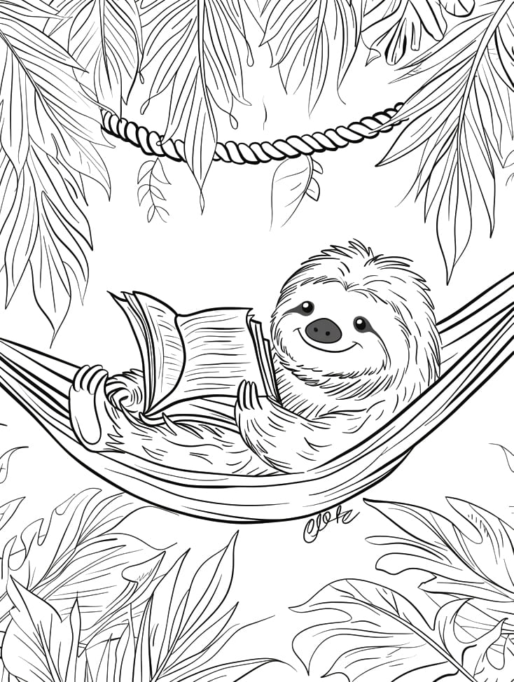 ζωγραφική Φυλλοφάγα αναζητώντας βιβλίο