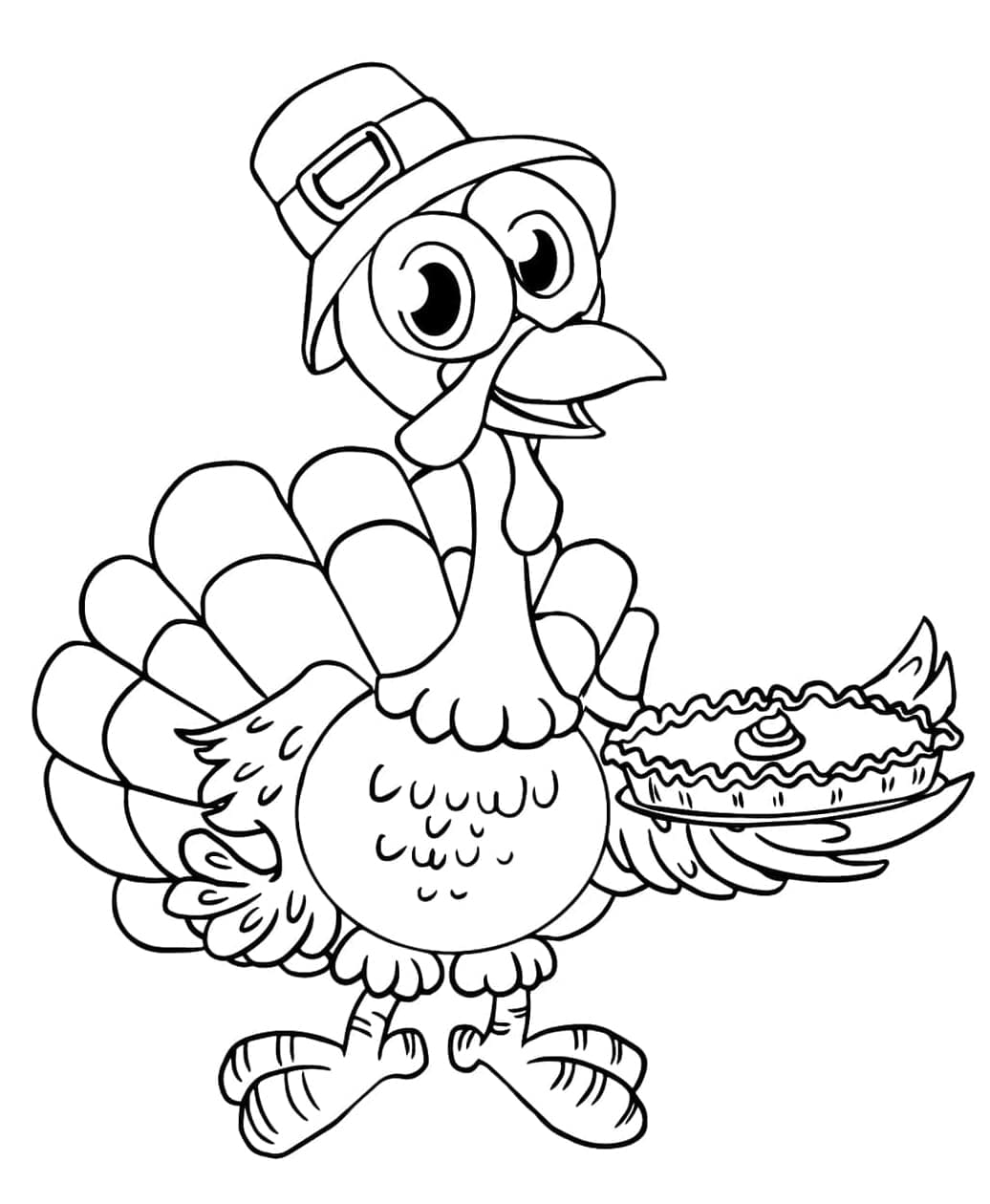 ζωγραφική Γαλοπούλα και φαγητό