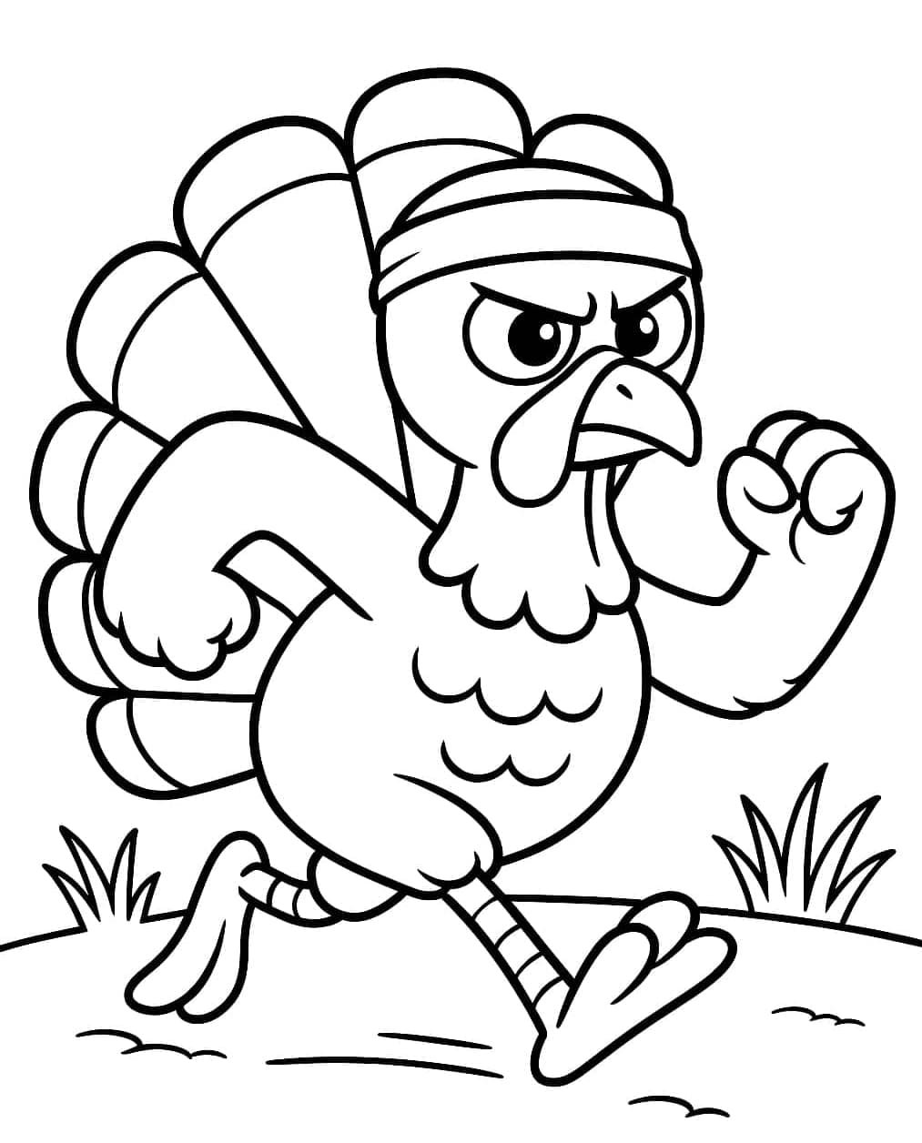 ζωγραφική Γαλοπούλα κινουμένων σχεδίων