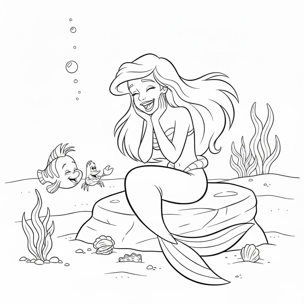 ζωγραφική Γέλιο της Άριελ