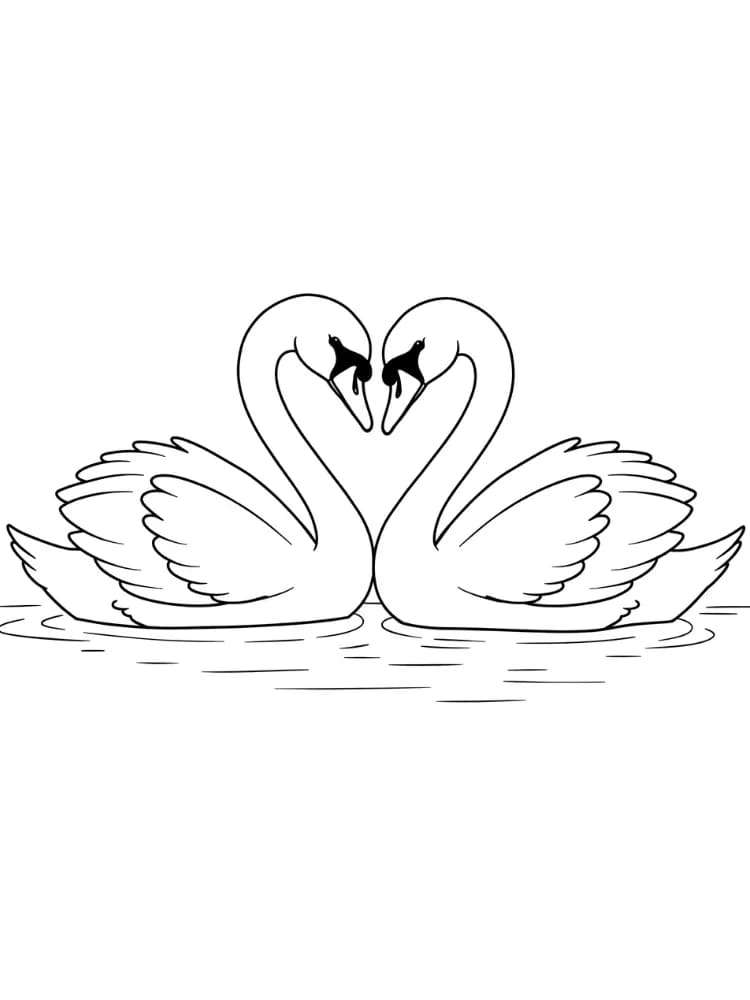 ζωγραφική Η αγάπη του Κύκνου