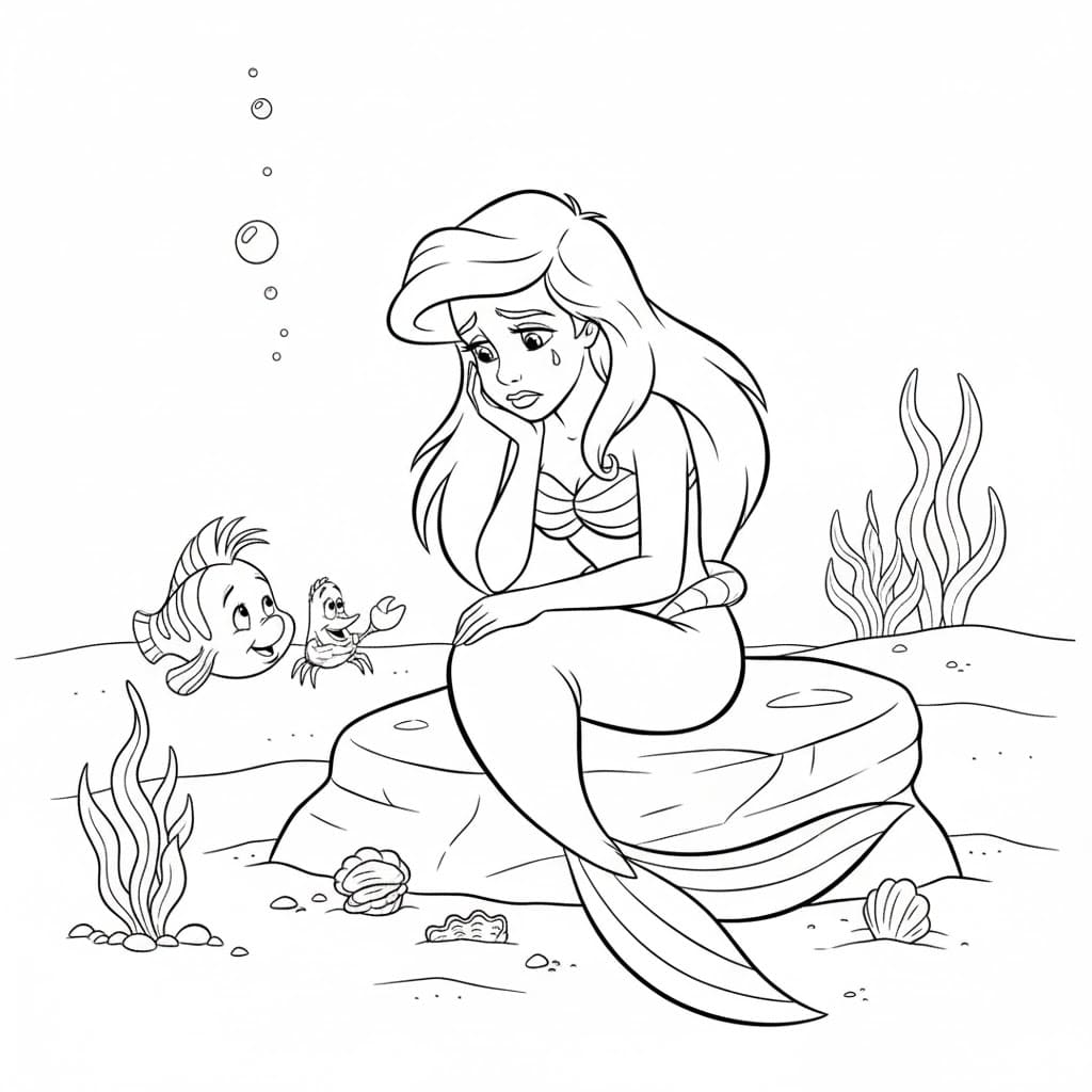 ζωγραφική Η Άριελ μιλάει