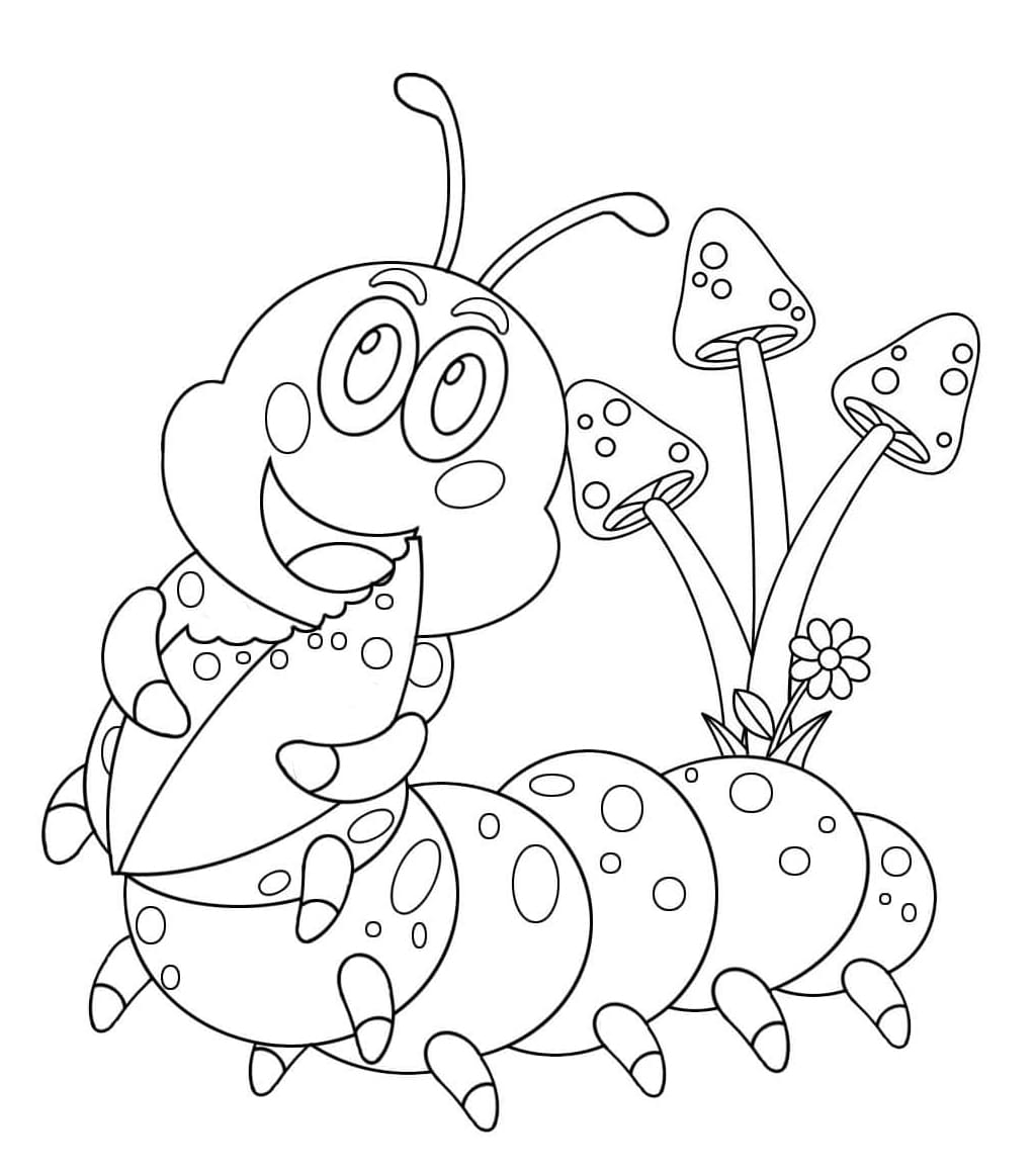 ζωγραφική Κάμπια για παιδιά