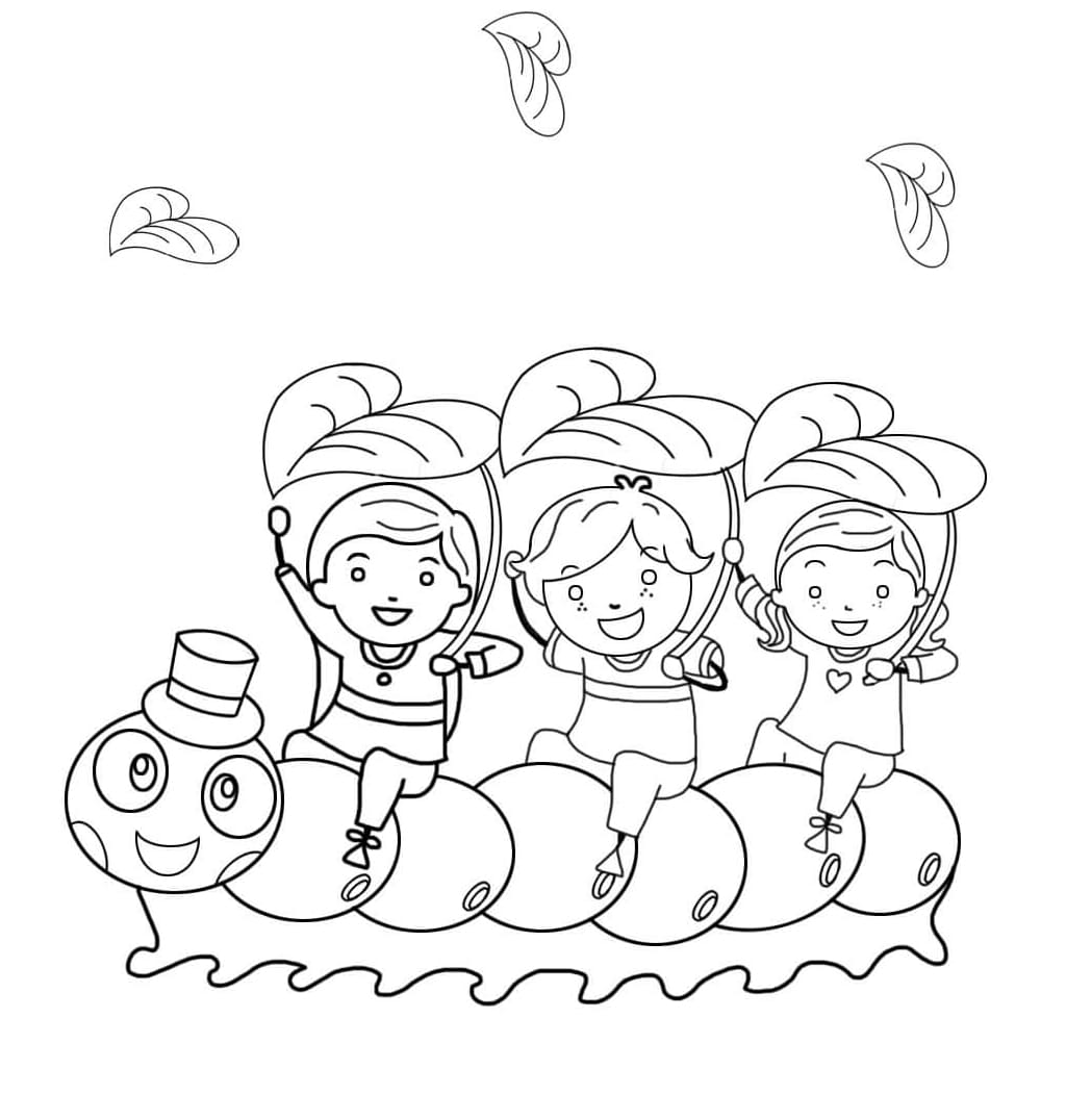 ζωγραφική Καταπληκτική κάμπια