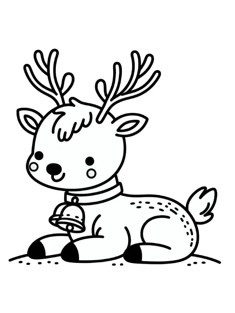 ζωγραφική Κάθισμα ταράνδων