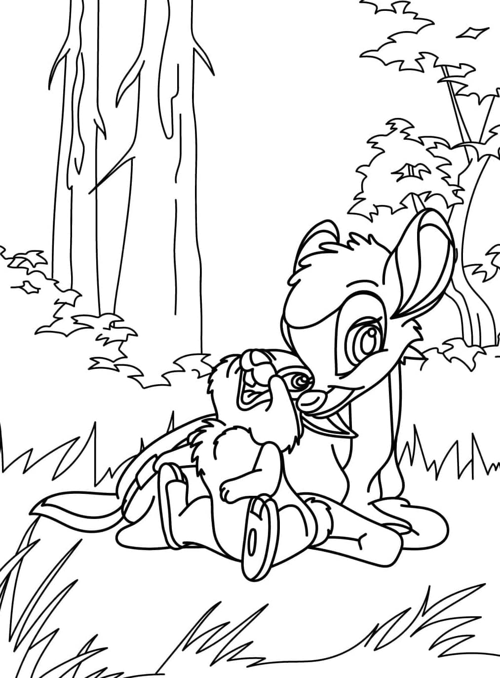 ζωγραφική Κινούμενα σχέδια Μπάμπι