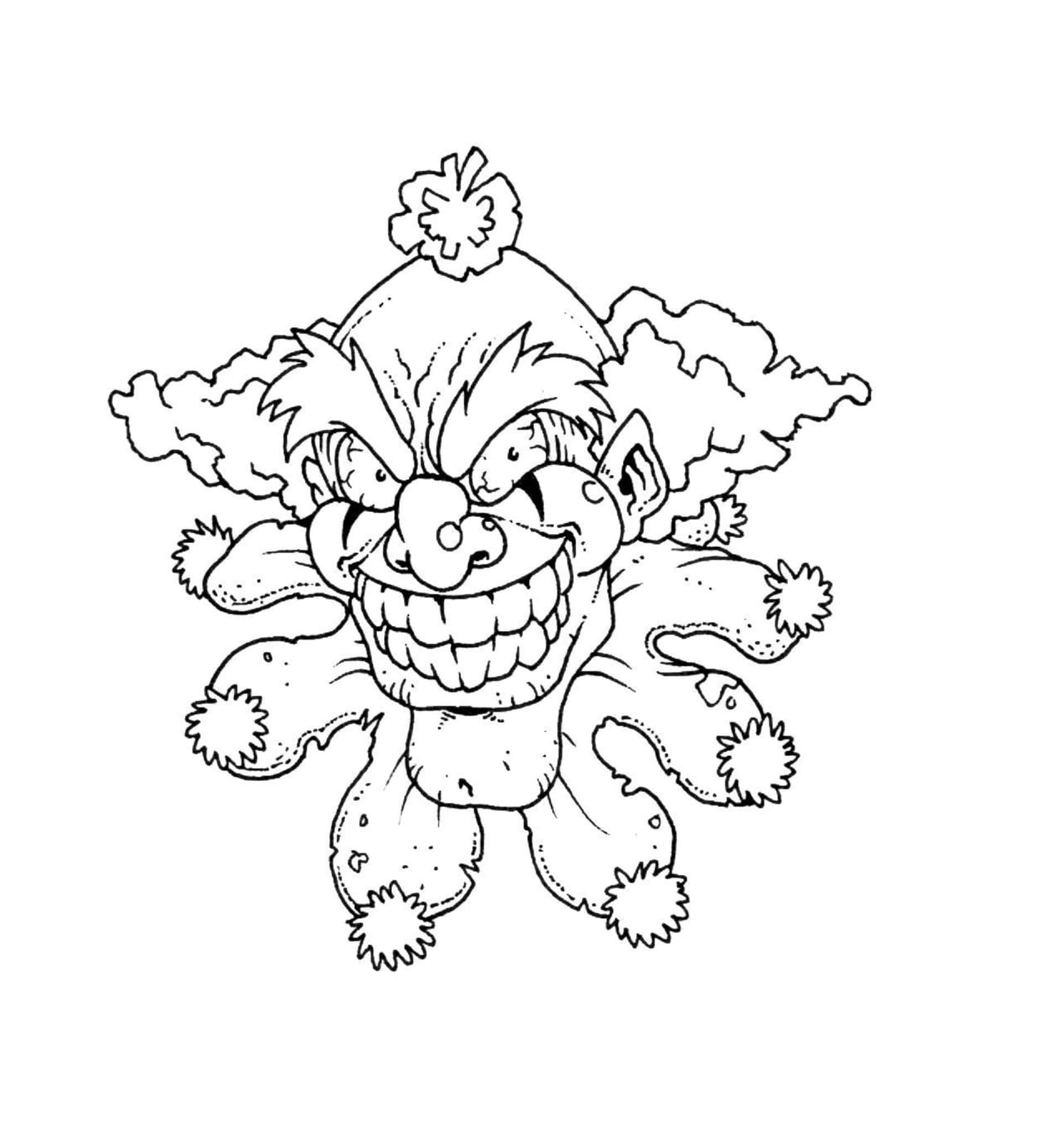 ζωγραφική Κλόουν Τέρατα