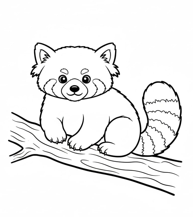 ζωγραφική Κόκκινο πάντα που στέκεται δέντρο ζωγραφική Κόκκινο πάντα που στέκεται δέντρο