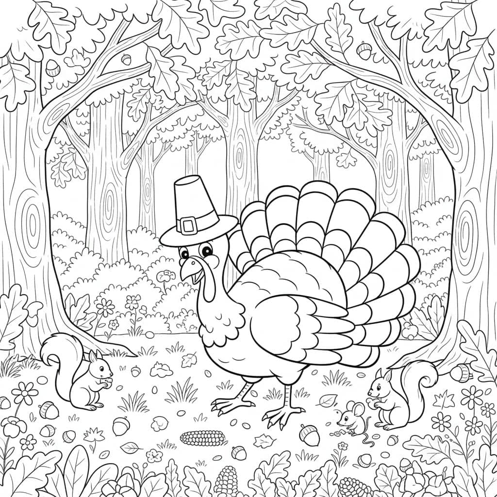 ζωγραφική Κυνήγι γαλοπούλας