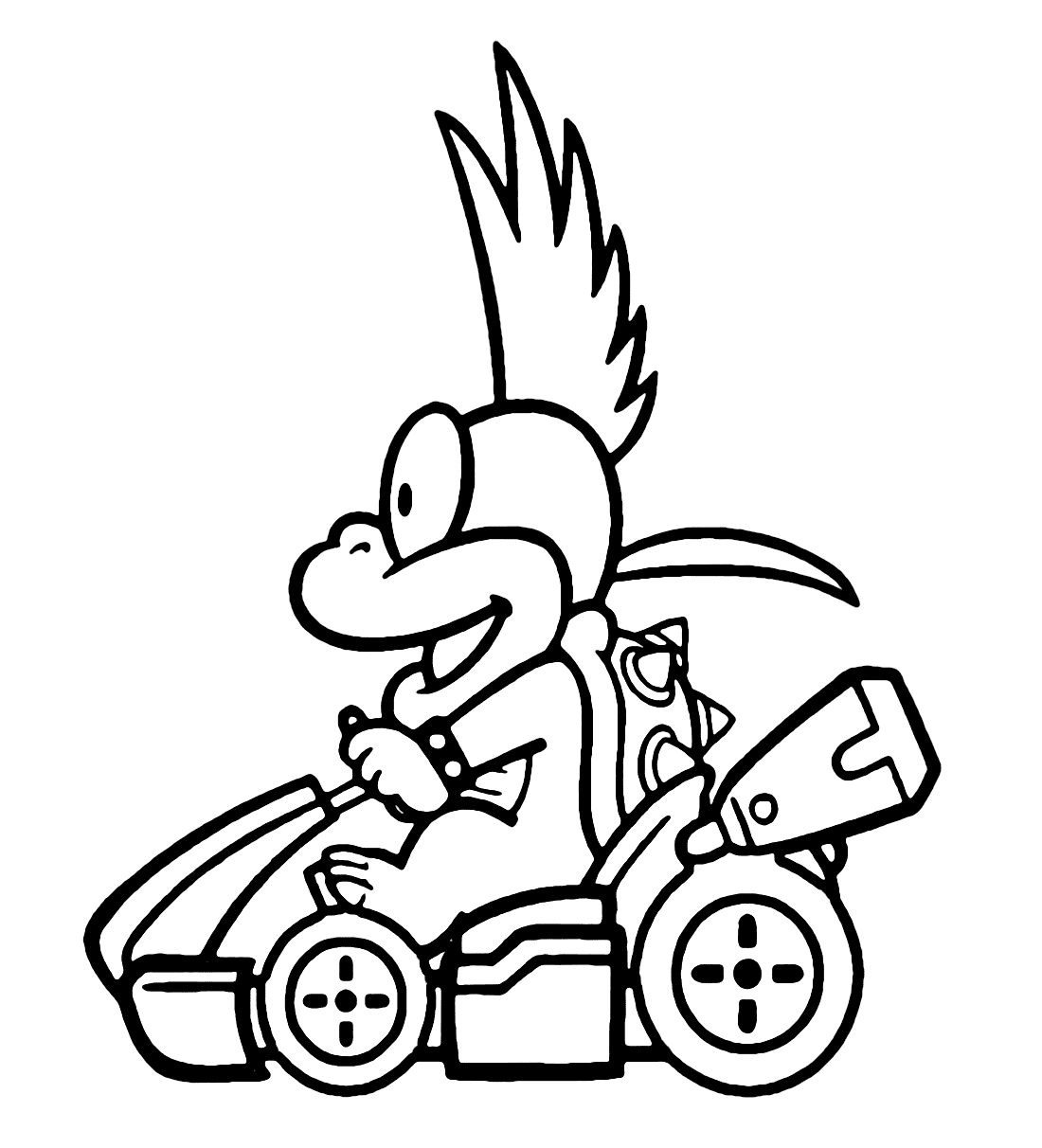 ζωγραφική Λέμι Κούβα Μάριο Καρτ