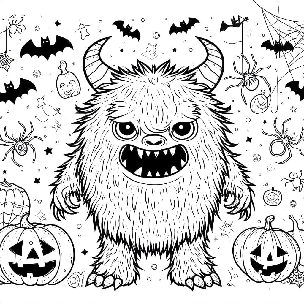 ζωγραφική Μικρά τέρατα του Χάλογουιν