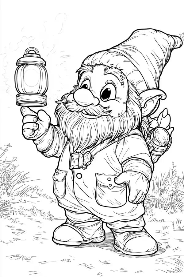 ζωγραφική Μικρός νάνος