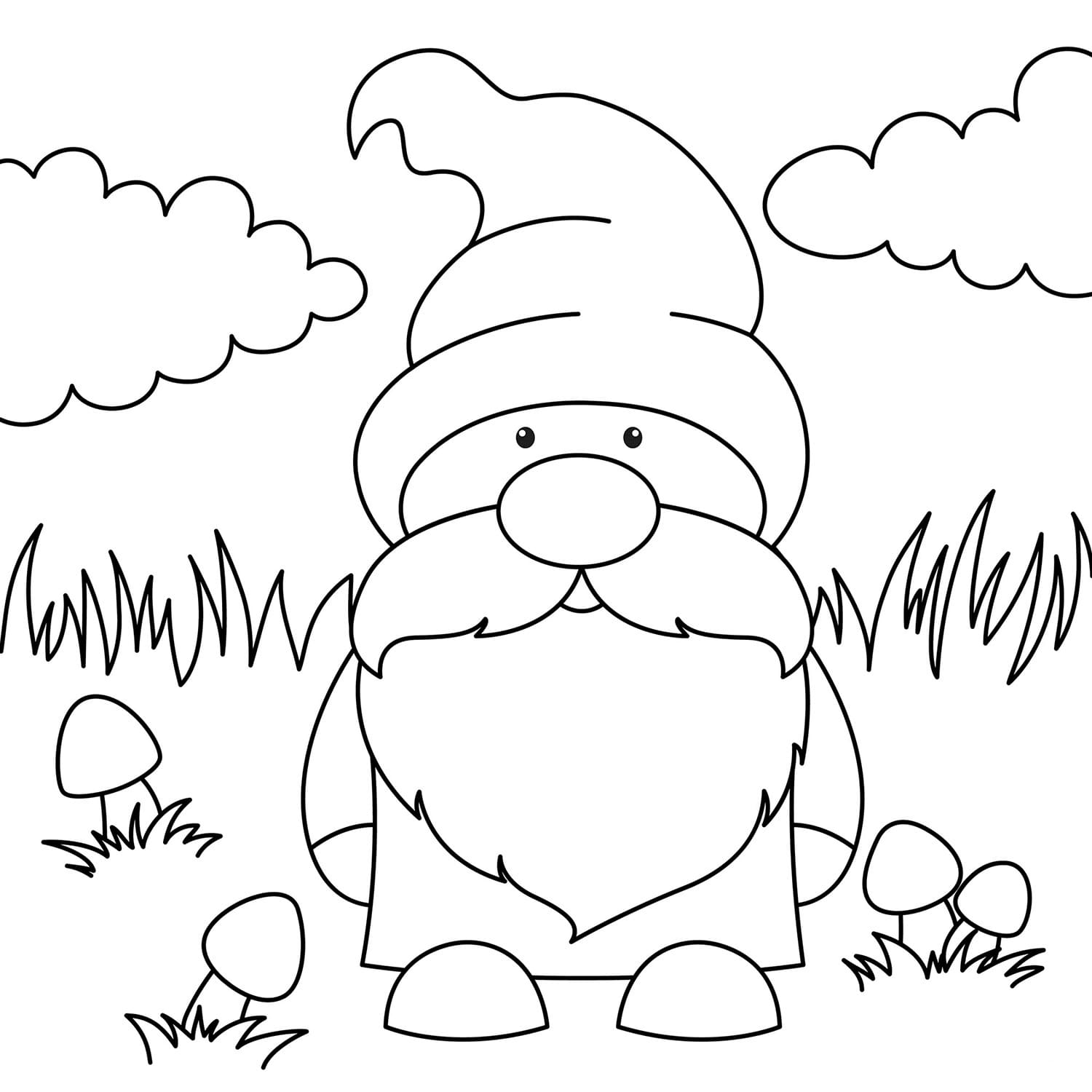 ζωγραφική Νάνος χαριτωμένος