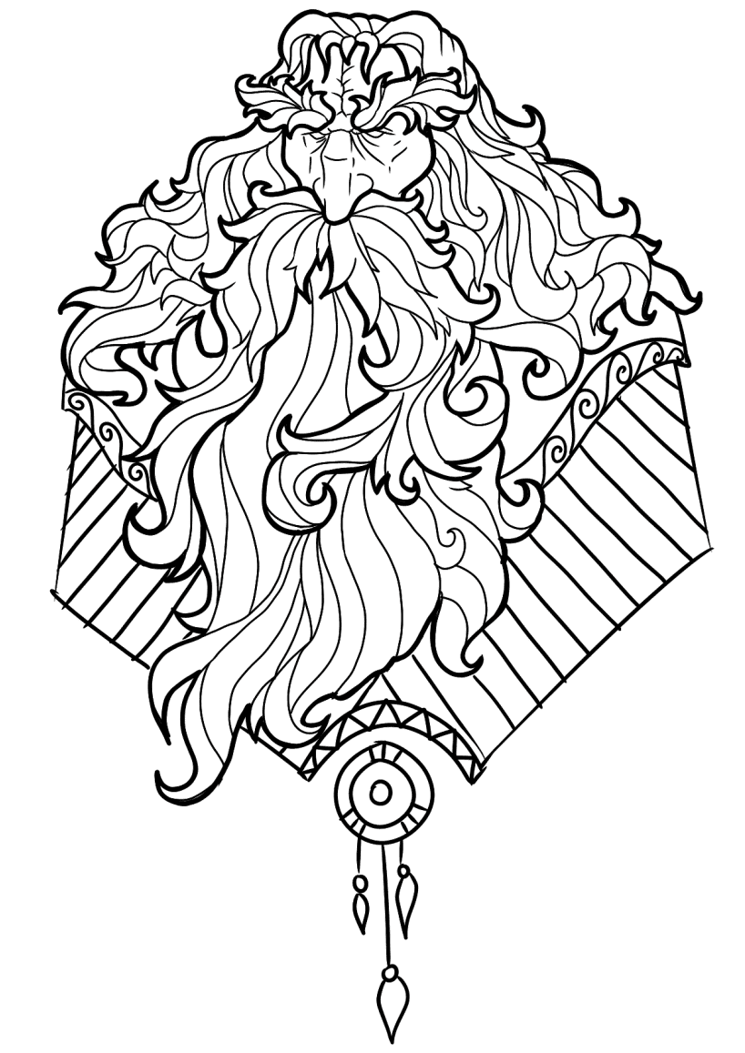 ζωγραφική Νάνος εκτύπωσης για παιδιά