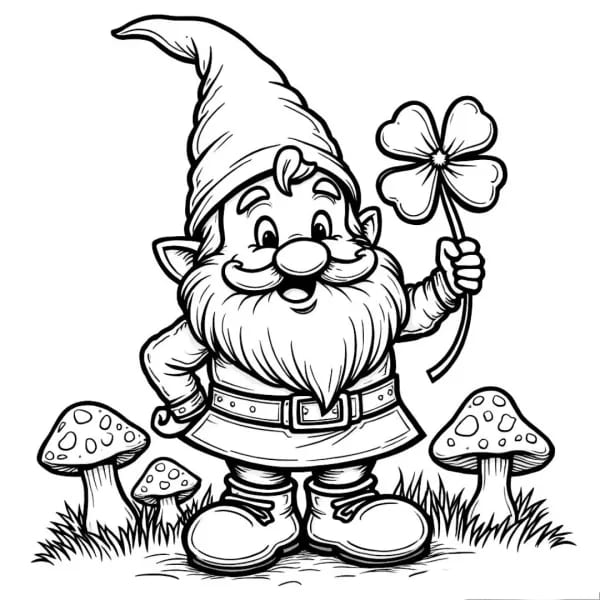 ζωγραφική Νάνος με λουλούδια