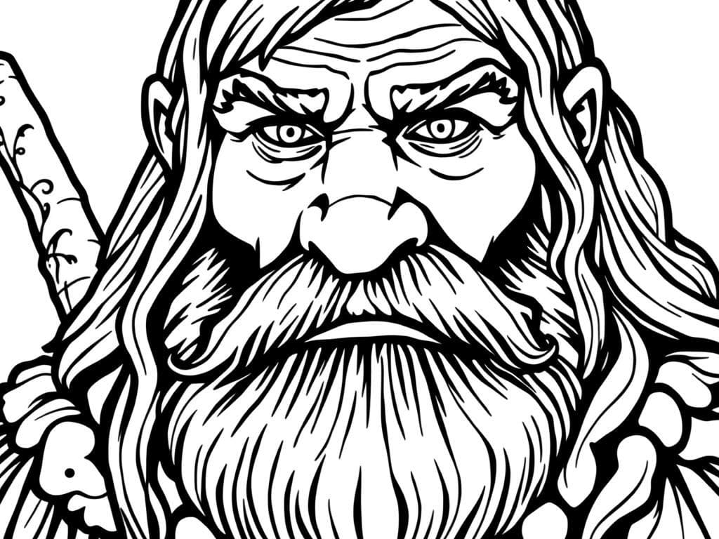 ζωγραφική Νάνος πρόσωπο