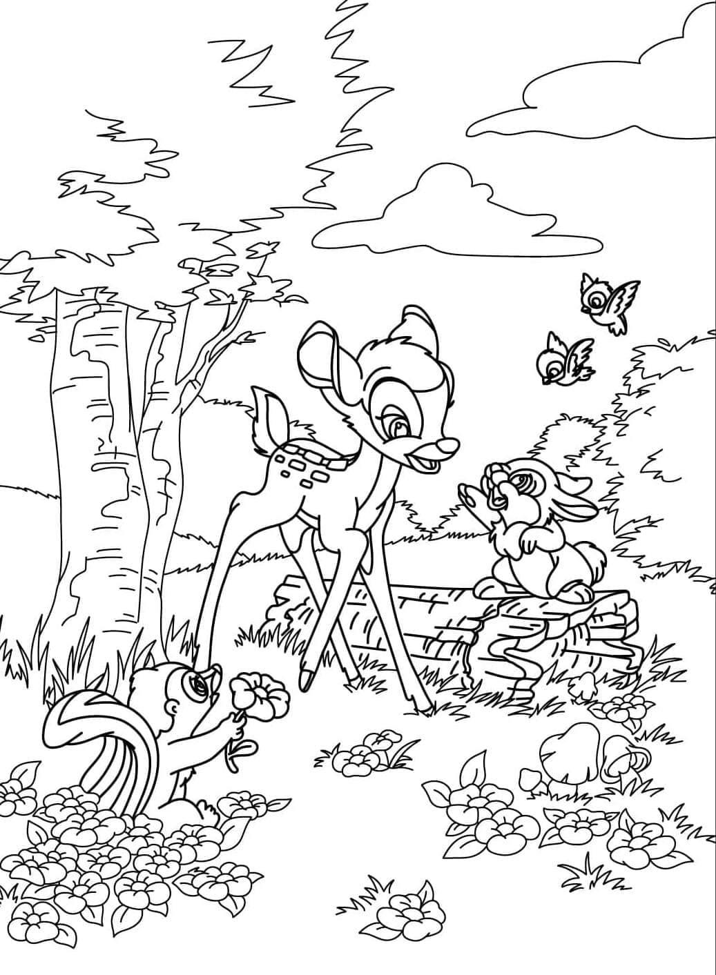 ζωγραφική Ο Κήπος του Μπάμπι