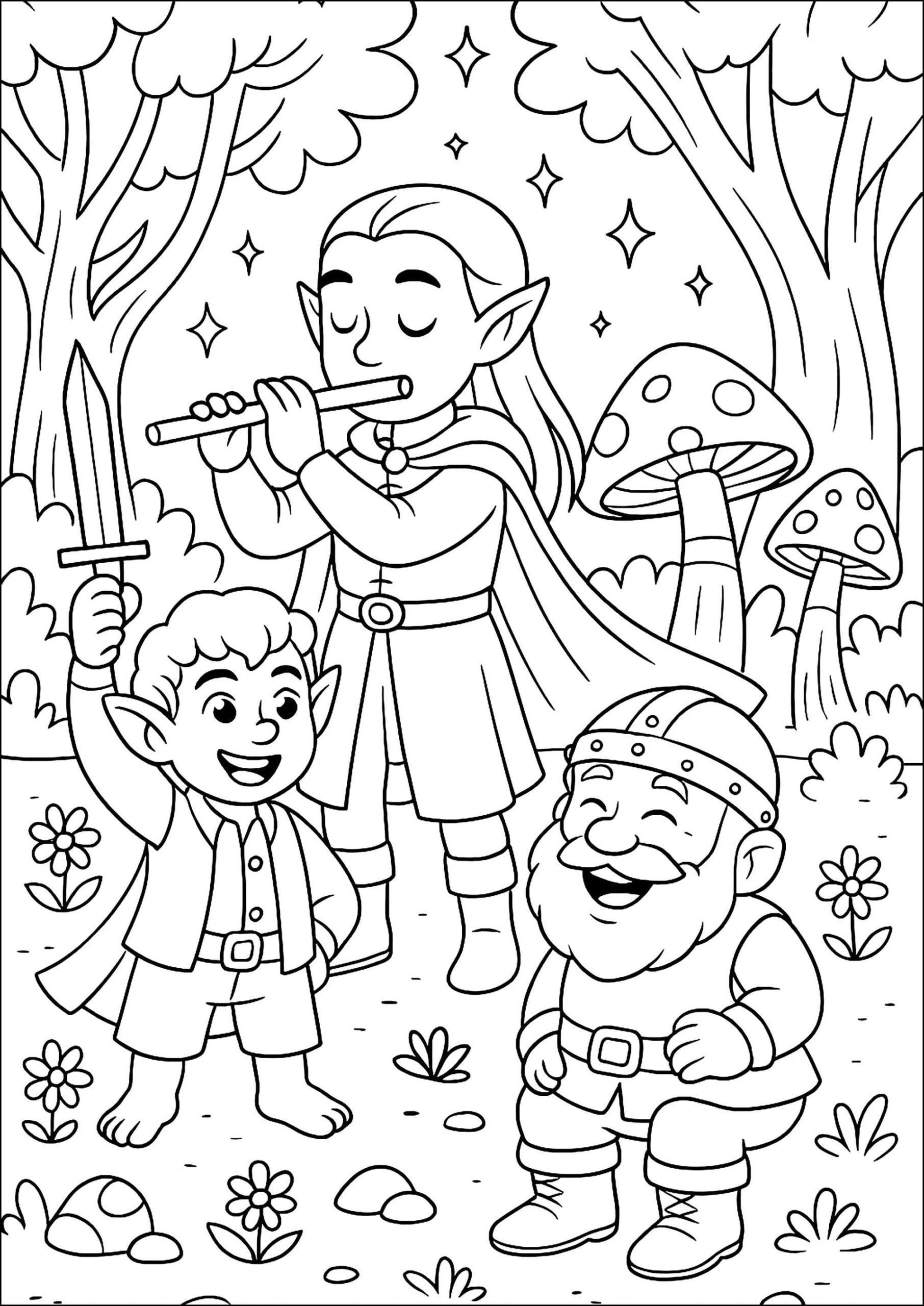 ζωγραφική Ομάδα νάνων