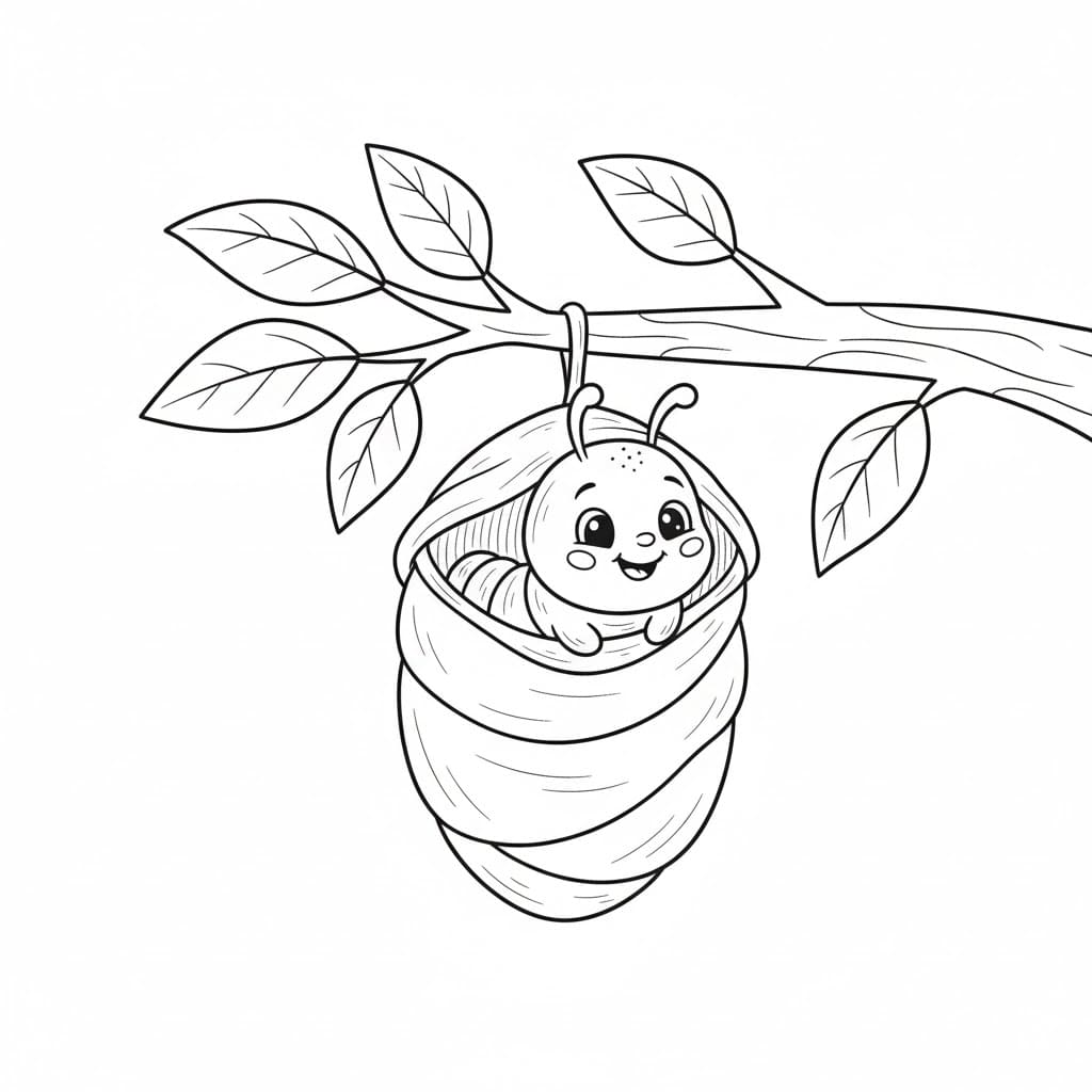 ζωγραφική Ομορφιά κάμπιας