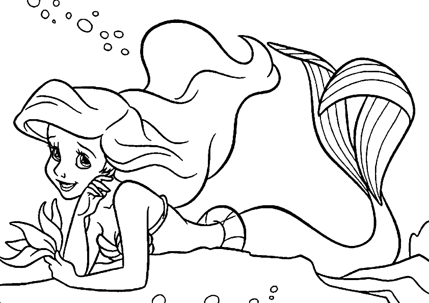 ζωγραφική Πριγκίπισσα Άριελ της Ντίσνεϋ