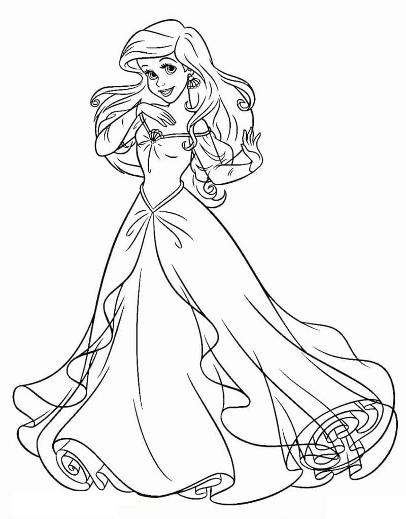 ζωγραφική Πριγκίπισσα της Ντίσνεϋ Άριελ