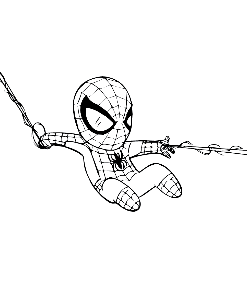 ζωγραφική Spidey Χαριτωμένος