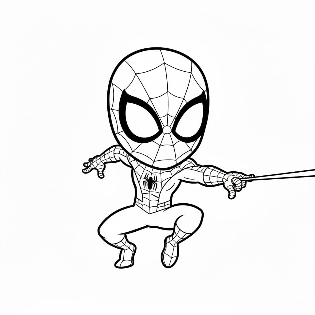 ζωγραφική Spidey δωρεάν για παιδιά