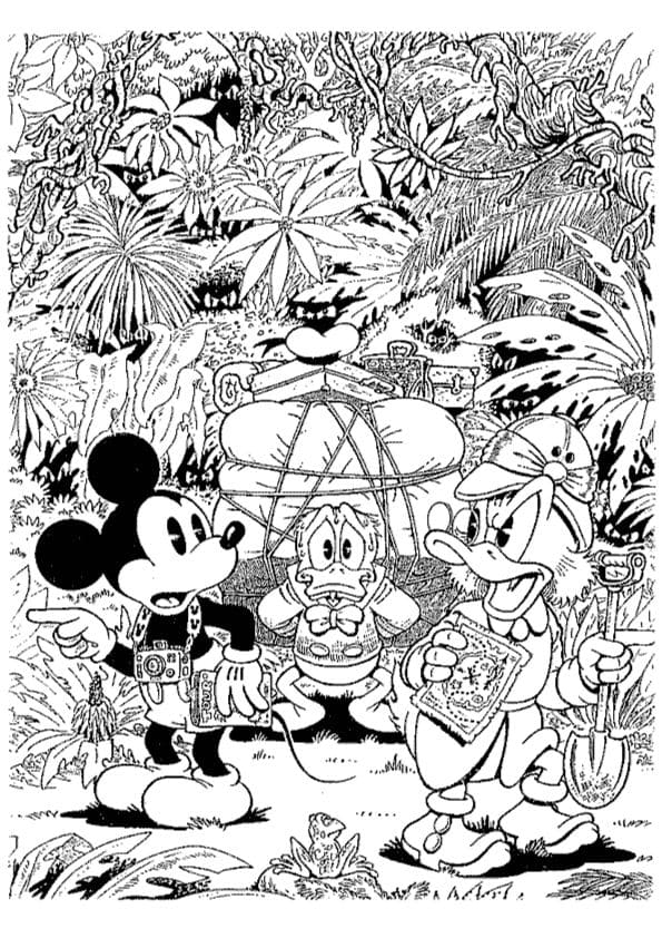 ζωγραφική Στάμπα Σκρουτζ Μακ Ντακ